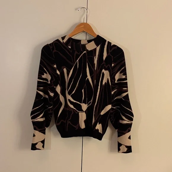 Ted Baker London Mariela Abstract Knitted Jumper - Picture 2 of 9